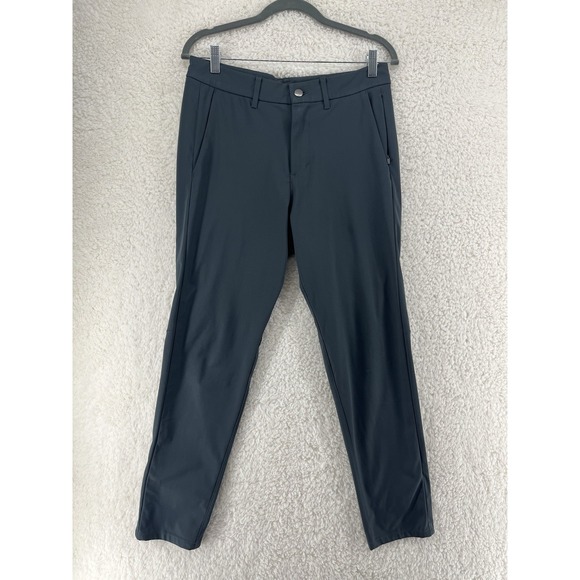 lululemon athletica Other - Lululemon Men's Blue Gray Commission Pant Slim Warpstreme Size 30 Inseam